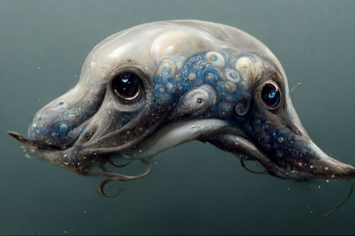 Using the AI generator you could create something like this octopus-turtle hybrid.  